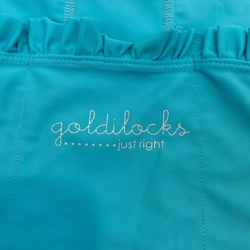 Albion Light Blue Ruffle Racerback Tank Top - Picture 7 of 7